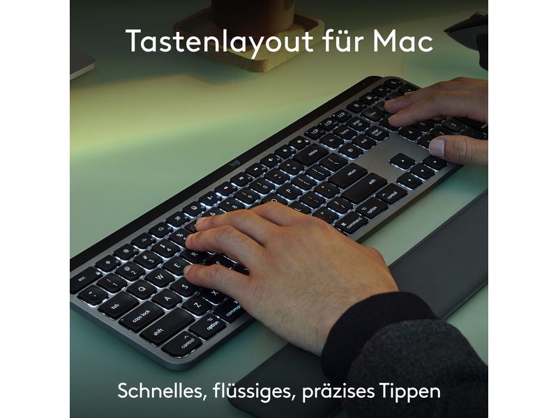 Logitech Tastatur-Maus-Set MX Keys S Combo for Mac