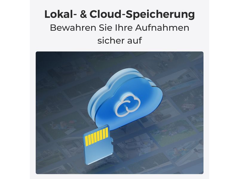 Reolink Netzwerkkamera B430 Weiss, inkl. Solarpanel