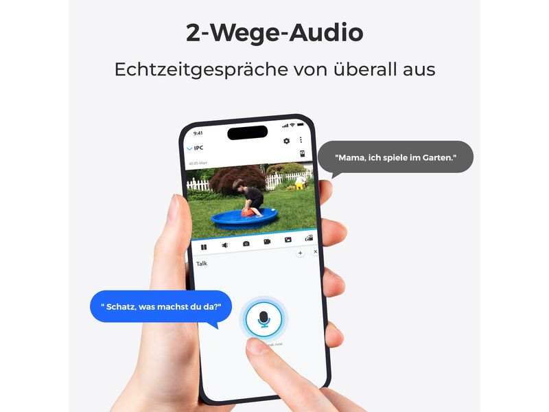 Reolink Netzwerkkamera Argus B360 4K WiFi, Weiss