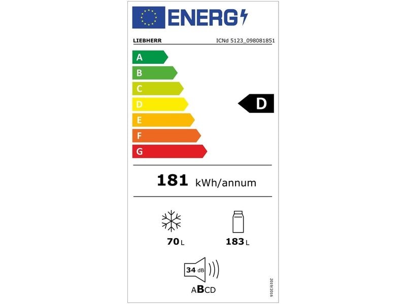 Liebherr Réfrigérateurs congélateurs encastrés ICNd 5123 Plus