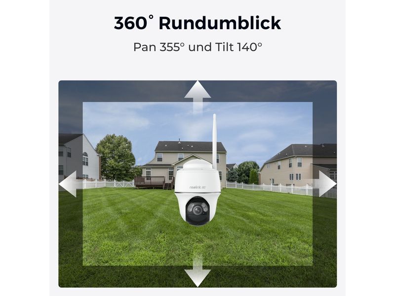 Reolink 4G/LTE-Kamera G440 inkl. Solarpanel und 24M Sim