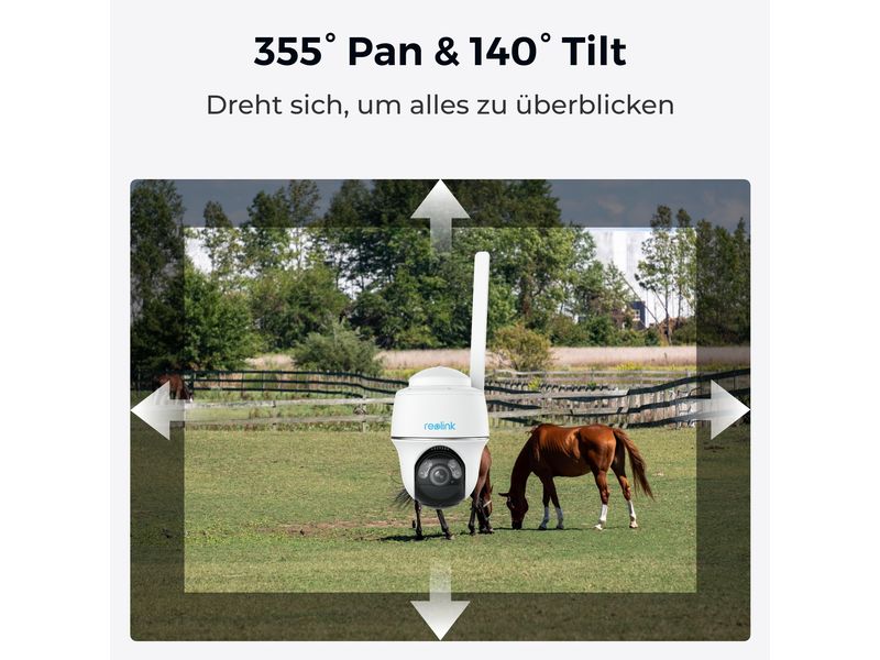 Reolink 4G/LTE-Kamera G430 inkl. Solarpanel und SIM
