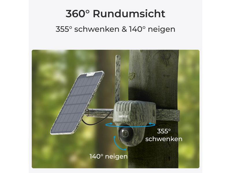 Reolink 4G/LTE-Kamera G450 inkl. Solar Panel 2