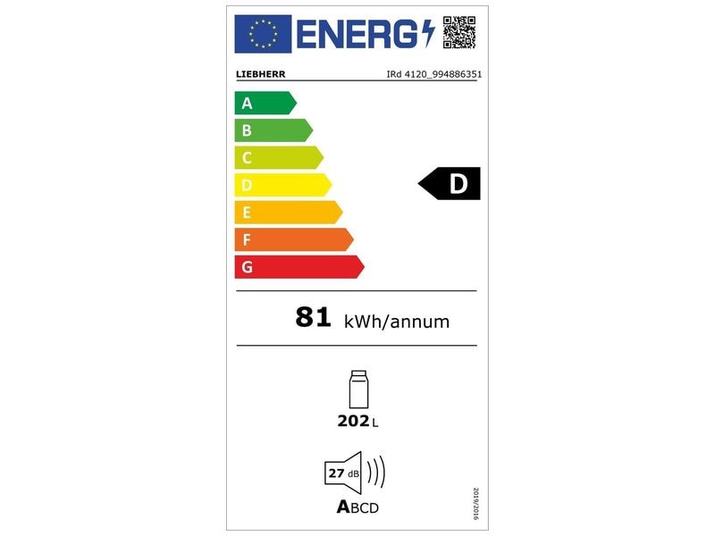 Liebherr Réfrigérateur encastré IRd 4120 Plus Droite/Changeable