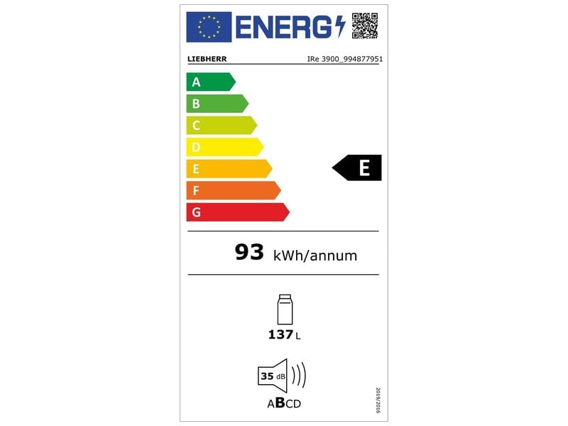 Liebherr Einbaukühlschrank IRe 3900 Pure Rechts/Wechselbar