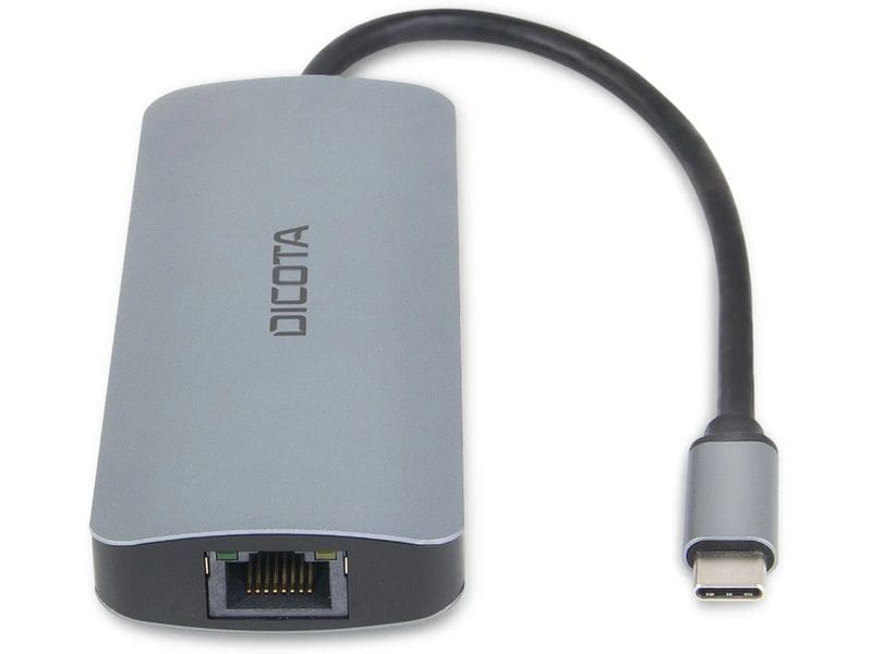 DICOTA Dockingstation USB-C 8-in-1 PD 100W