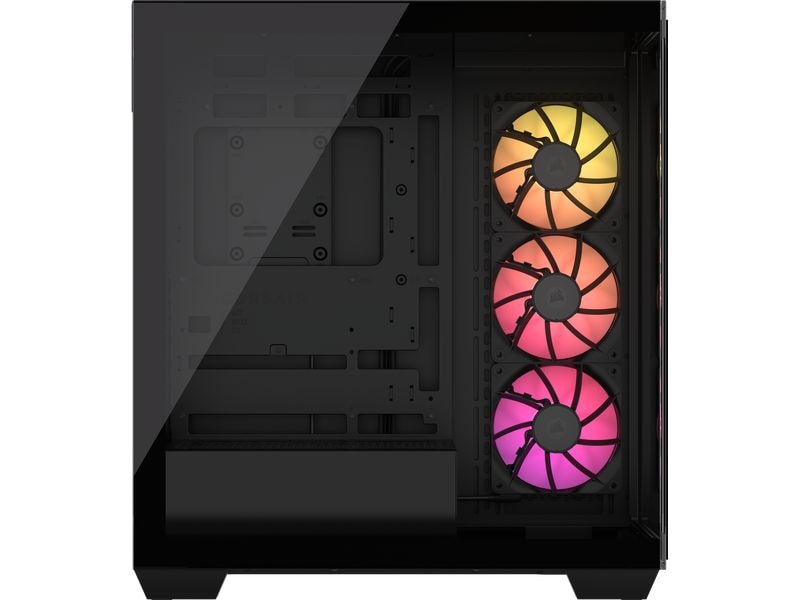 Corsair Boîtier d’ordinateur iCue Link 3500X RGB TG Noir