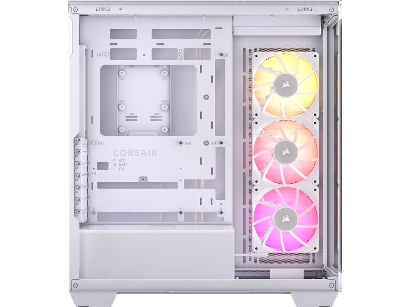 Corsair Boîtier d’ordinateur iCue Link 3500X RGB TG Blanc