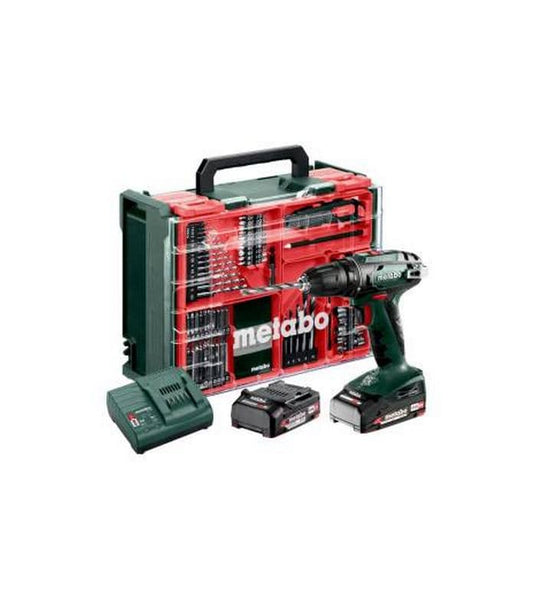 Metabo Perceuse-visseuse sans fil BS 18 2 x 2.0 Ah
