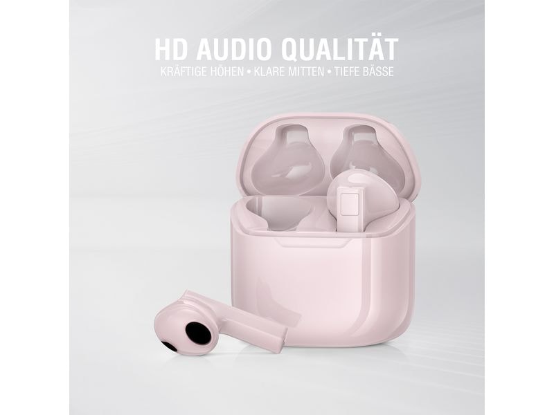 4smarts Écouteurs True Wireless In-Ear SkyBuds 2 ENC Rose clair