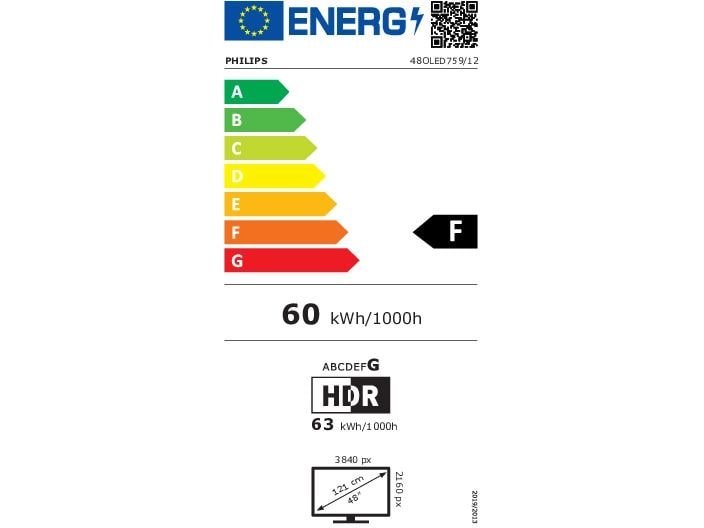 Philips TV 48OLED759/12 48", 3840 x 2160 (Ultra HD 4K), OLED