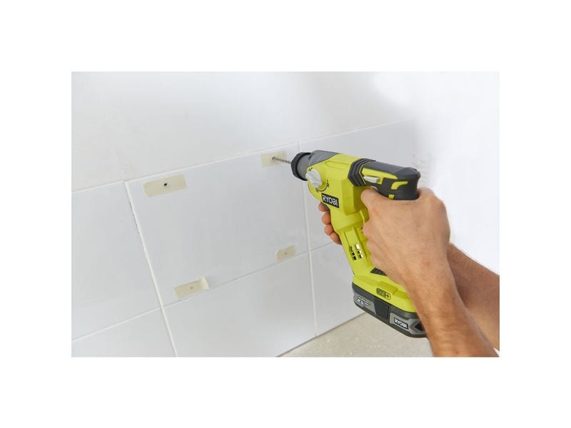 RYOBI Marteau perforateur sans fil R18SDS-0, Solo, 18 V, 1.3 Joule