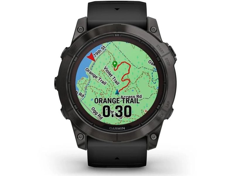 GARMIN GPS-Sportuhr Fenix 7X Pro Sapphire Solar Edition Schwarz