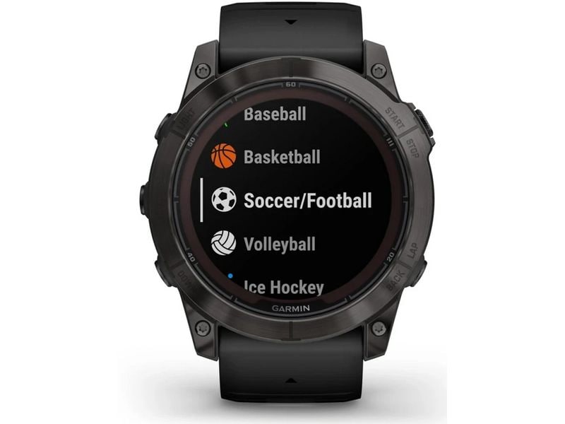 GARMIN Montre de sport GPS Fenix 7X Pro Sapphire Solar Edition Noir