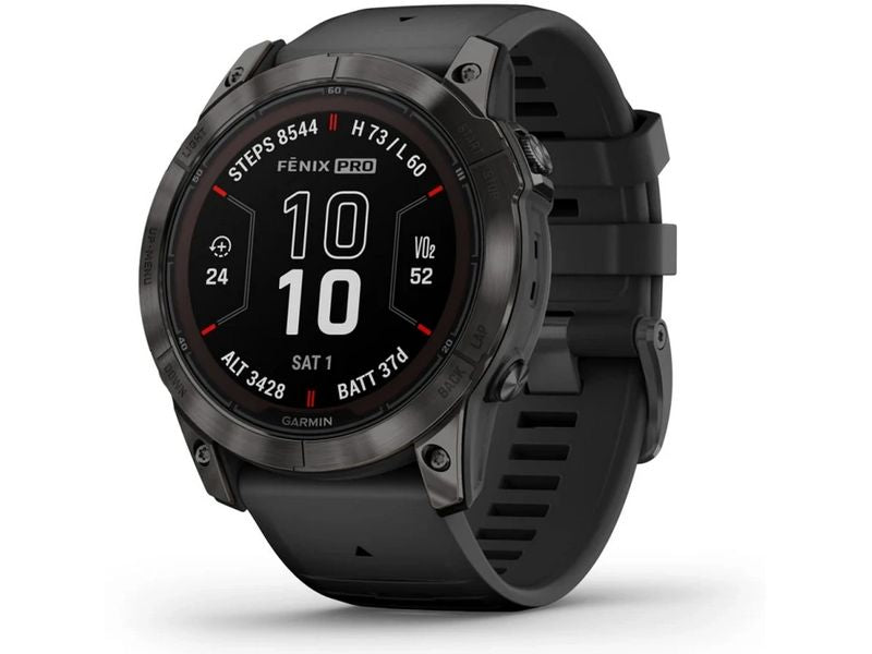 GARMIN GPS-Sportuhr Fenix 7X Pro Sapphire Solar Edition Schwarz