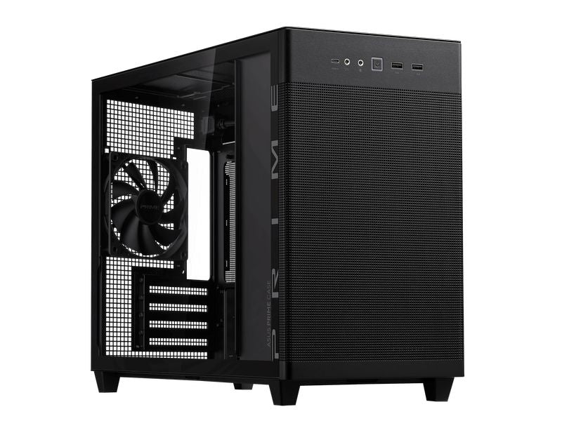 ASUS Boîtier d’ordinateur AP201 MicroATX TG Noir