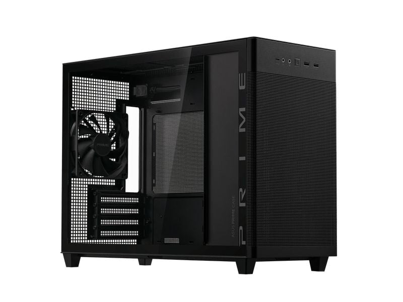 ASUS Boîtier d’ordinateur AP201 MicroATX TG Noir