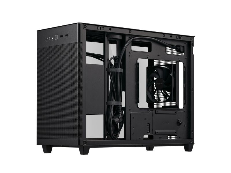 ASUS Boîtier d’ordinateur AP201 MicroATX TG Noir