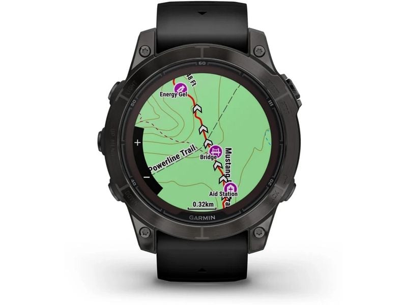 GARMIN Montre de sport Fenix 7 Pro Sapphire Solar Edition Anthracite