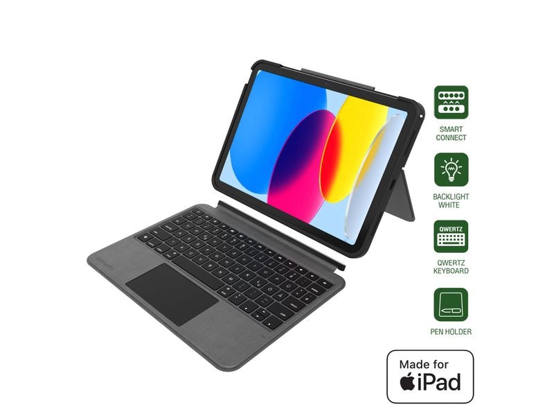 4smarts Tablet Tastatur Cover Solid Pro für iPad 10th Gen. CH