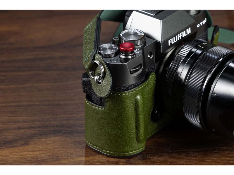Smallrig Leder-Halbtaschen-Kit für FUJIFILM X-T50 Grün