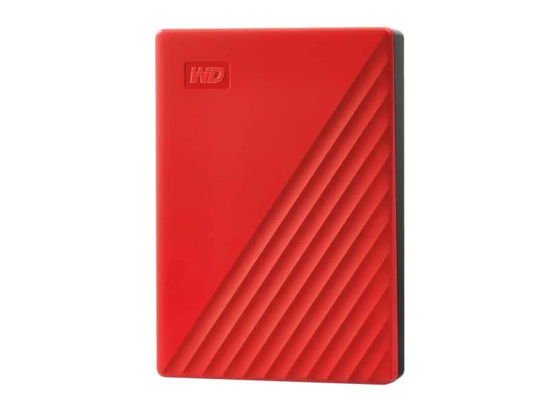 Western Digital Externe Festplatte My Passport 6 TB, Rot