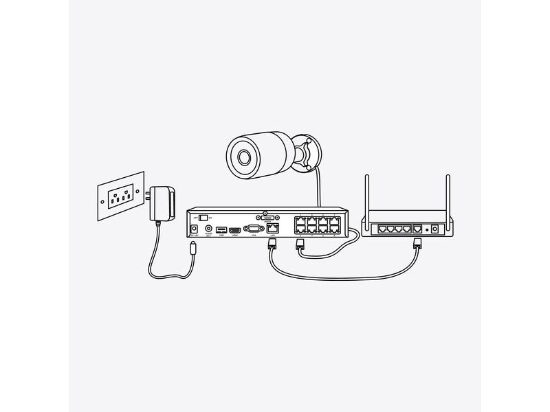 Reolink Netzwerkkamera P434 4K Ultra HD PoE