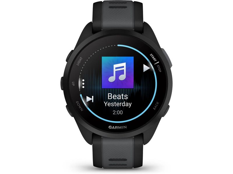 GARMIN Sportuhr Forerunner 165 Music Dunkelgrau