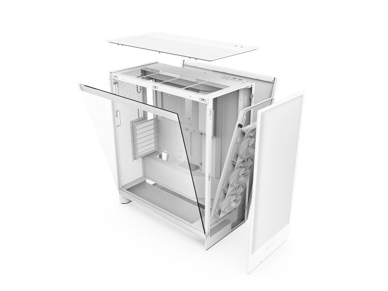 NZXT Boîtier d’ordinateur H7 Flow Blanc