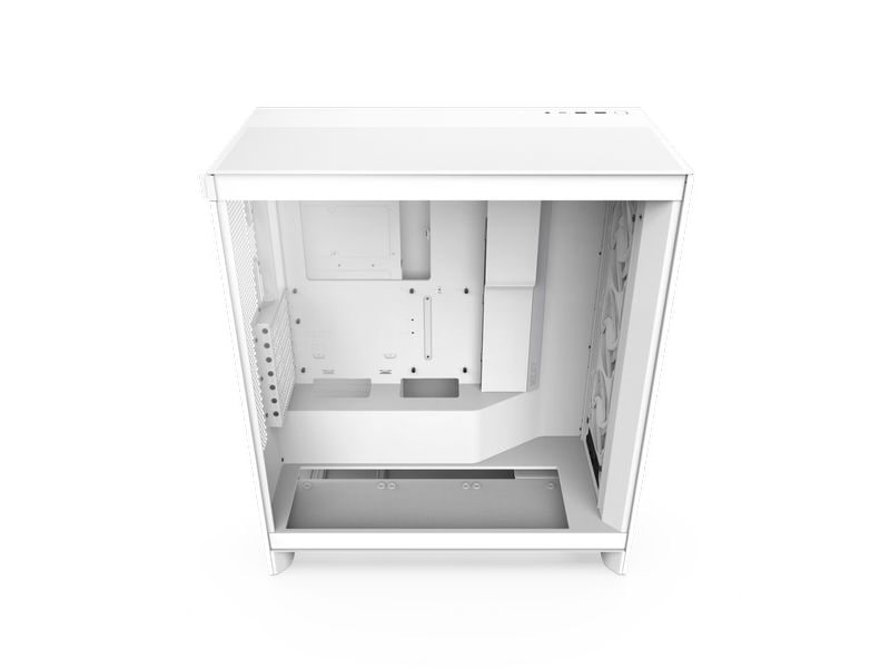 NZXT Boîtier d’ordinateur H7 Flow RGB Blanc