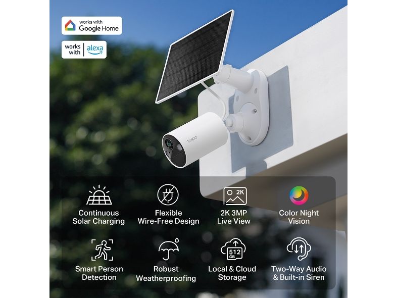 TP-Link Netzwerkkamera Tapo C410 inkl. Solarpanel Tapo A201