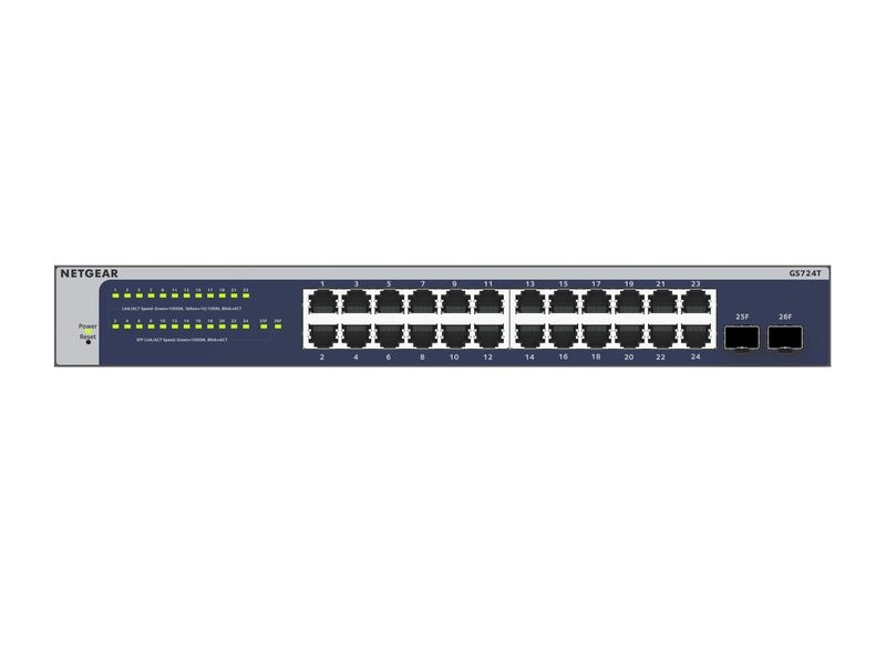 Netgear Switch GS724T-600EUS 26 Port