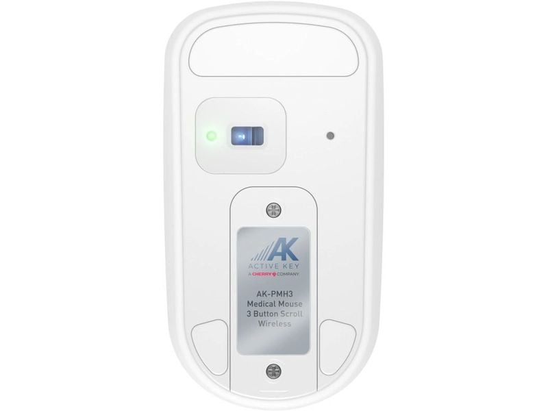 Active Key Souris AK-PMH3OB-FUS-W Medical 3-Button Scroll Blanc