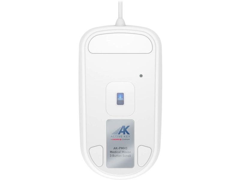 Active Key Souris AK-PMH3OB-US-W Medical 3-Button Scroll Blanc