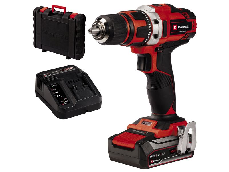 Einhell Perceuse-visseuse sans fil TE-CD 18/40-1 Li (1 x 2.5Ah)