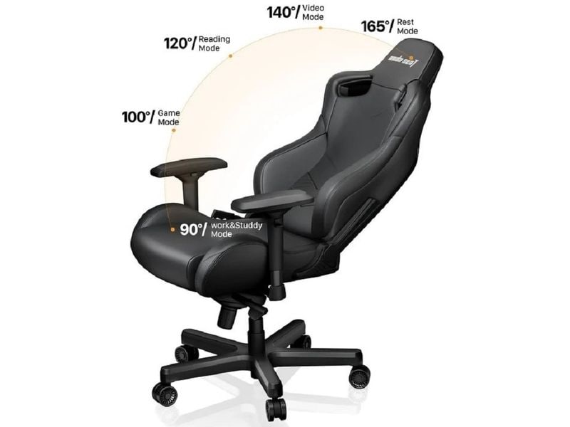 Anda Seat Gaming-Stuhl Kaiser 2 Schwarz