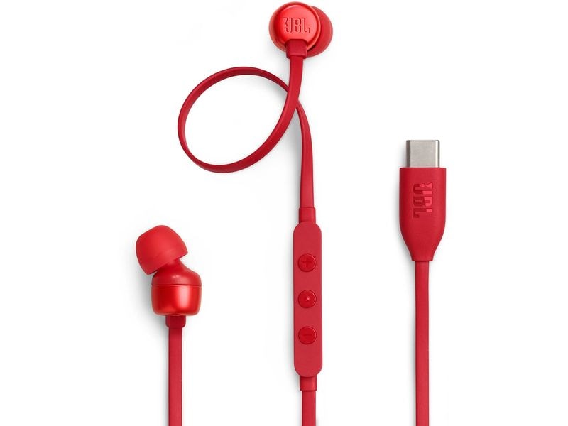 JBL Écouteurs intra-auriculaires Tune 310C USB Rouge