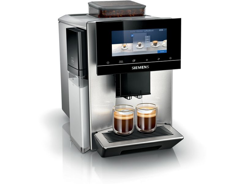 Siemens Machine à café automatique EQ900 plus TQ903DZ3 Acier inoxydable