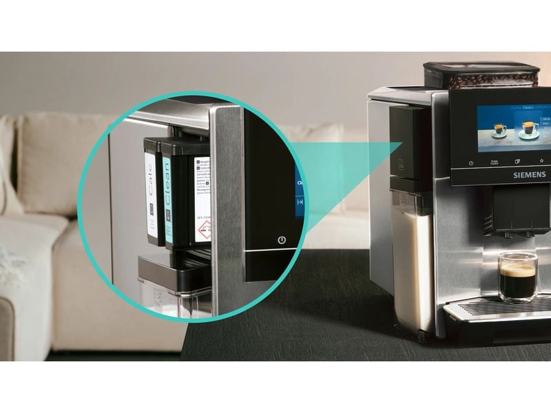 Siemens Machine à café automatique EQ900 plus TQ903DZ3 Acier inoxydable