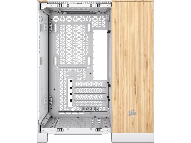 Corsair Boîtier d’ordinateur 2500X blanc/bambou