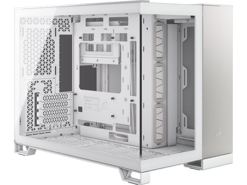 Corsair Boîtier d’ordinateur 2500X Gris/Blanc