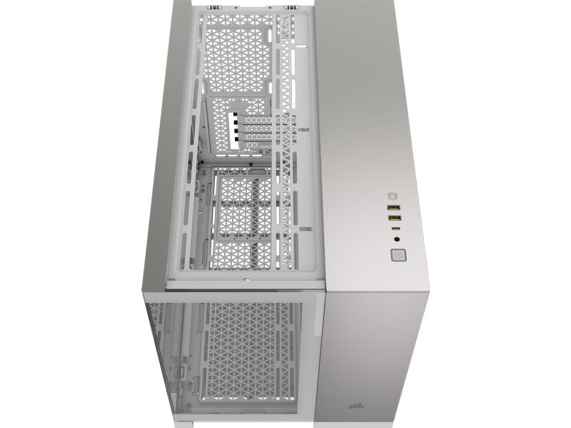 Corsair Boîtier d’ordinateur 2500X Gris/Blanc