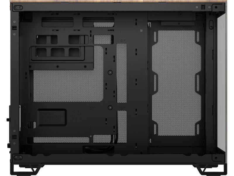 Corsair PC-Gehäuse 2500X Schwarz/Wallnuss