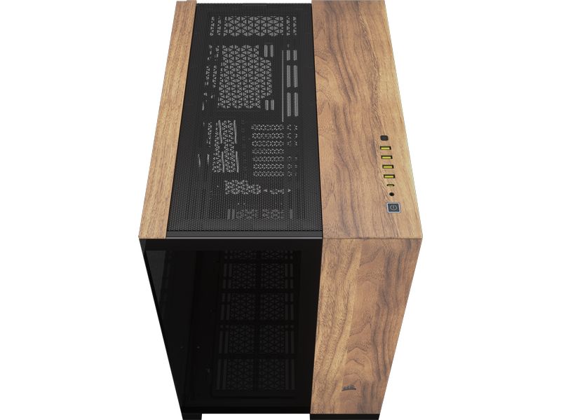 Corsair PC-Gehäuse 6500X Schwarz/Wallnuss