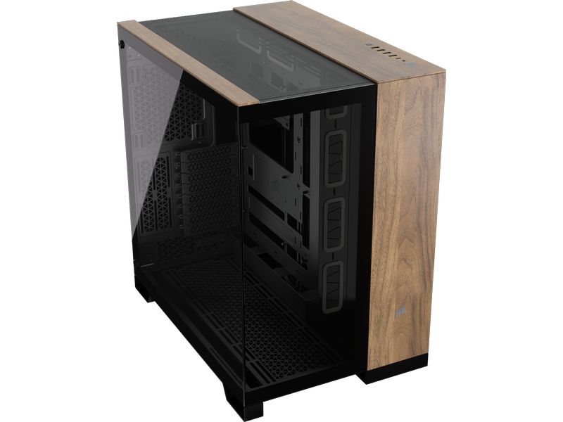 Corsair PC-Gehäuse 6500X Schwarz/Wallnuss