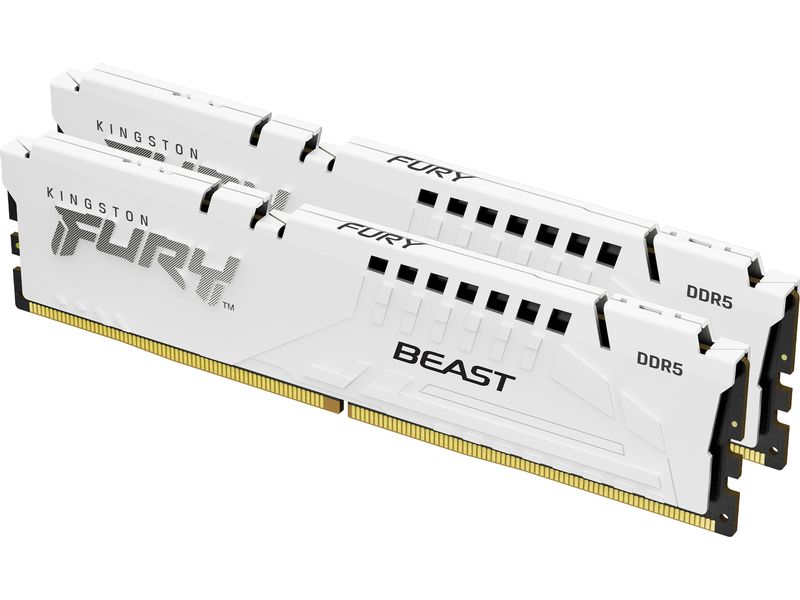 Kingston DDR5-RAM FURY Beast Weiss 6000 MHz 2x 16 GB