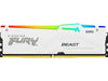 Kingston DDR5-RAM FURY Beast Weiss RGB 6000 MHz 2x 16 GB