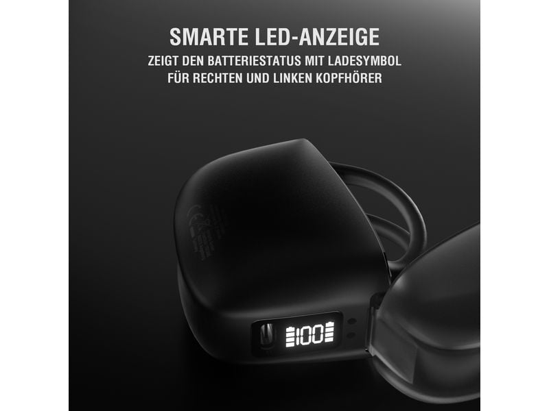 4smarts Écouteurs intra-auriculaires Wireless OWS SkyBuds Sport Noir