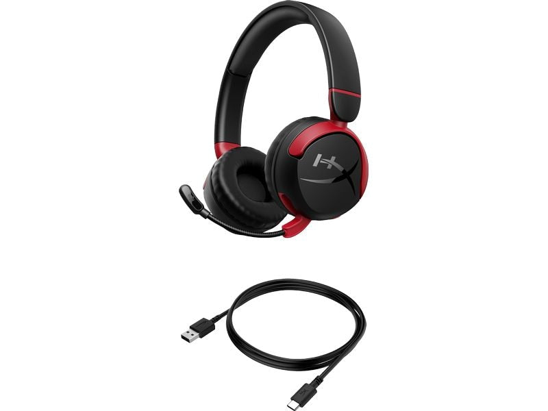 HyperX Headset Cloud Mini Rot/Schwarz/Silber