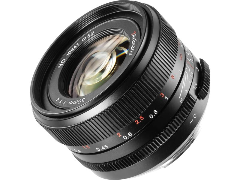 7Artisans Longueur focale fixe 35mm F/1.4 Mark III FF Noir – Sony E-Mount